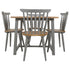 Nordic Grey Collection Square Dining Table